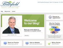 Tablet Screenshot of briarfielddentalcareblog.com